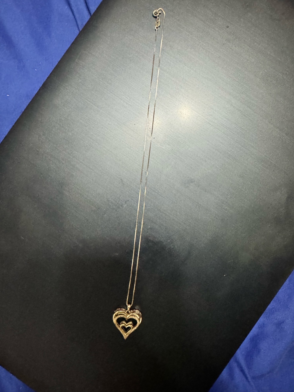 925 Silver Natural Diamond Women's Necklace - Minimal Chain